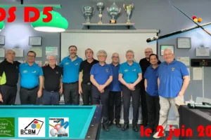 Billard Français: JDS D5 – 2 juin 2024