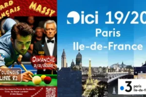 Le Club de Massy Billard à la Télé sur FR3