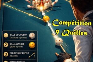 🎱 Compétition de Billard à 9 Quilles à Massy  !