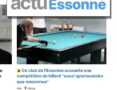 Actu Essonne parle de l&rsquo;ES Massy Billard