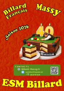Saison 2026 Billard Massy