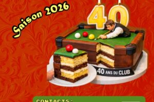 Saison sportive 2026 de billard à Massy