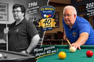 1986 – 2026: L&rsquo;histoire du club Massy Billard