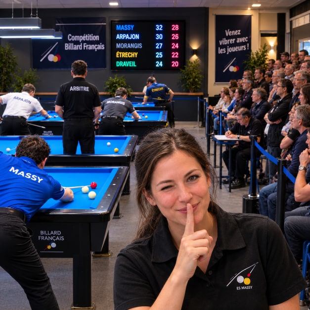 Vous consultez actuellement Compétitions de Billard Organisées à Massy (2026-2027)