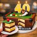 40 e anniversaire du club gâteau